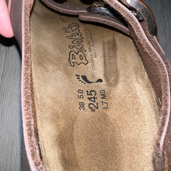 birkenstock birkis mocha color sandals - Picture 8 of 15